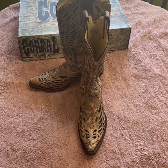 Corral vintage boots- brown - Picture 9 of 9